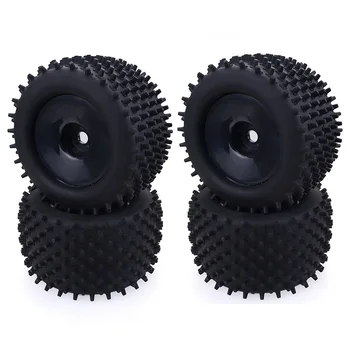

4PCS Truck Bigfoot Tyre Tires 17mm Hex Wheel Car Tire for 1/8 Off Road Truck Redcat Hsp Kyosho Hongnor Team Losi
