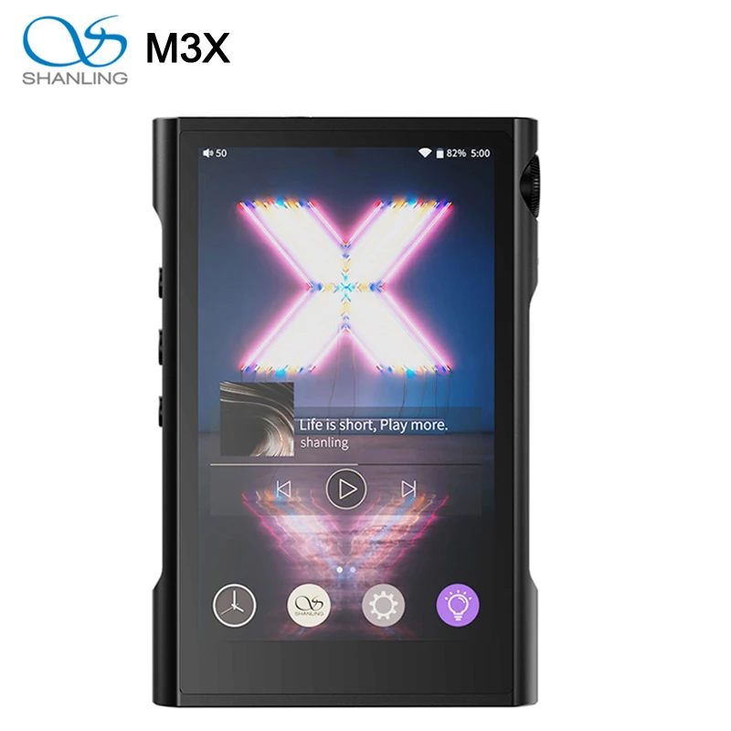 Shanling M3X MQA Support Hi-Res Portable Player Dual ES9219C DAC/AMP DSD256 384kHz/32bit Two-way Bluetooth 3.5mm&amp4.4mm output |