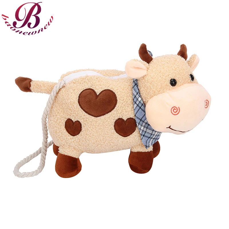 New Funny Shoulder Bags For Women Cow Shapes Handbags Female Fannel Design Crossbody Flaps Ladies Kawai Brand Messenger Satchels