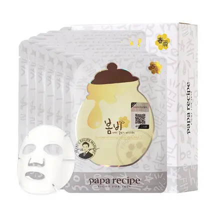 White Папа рецепт Bombee Медовая маска упаковка 10 шт - Цвет: White