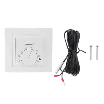 

UnderFloor Electric Heating Room Thermostat 16A AC220~230V Save Energy Floor Heating Temperature Controller 86x86mm