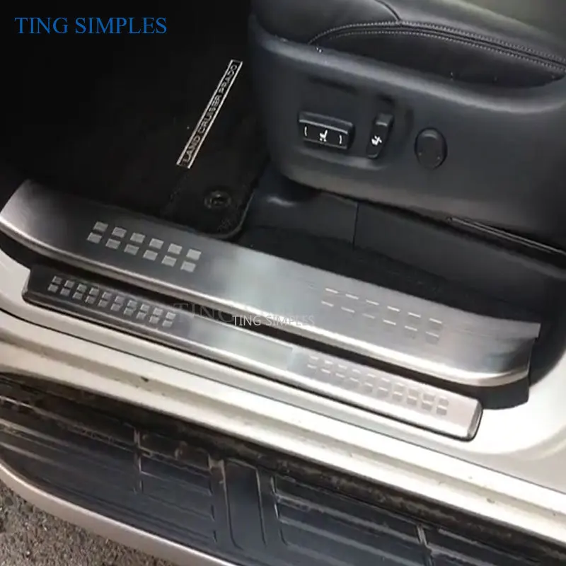 door sill scuff plate protector covers for Toyota Land Cruiser Prado 150 J150 accessories 2010-2018 sills guard thresholds | Автомобили и