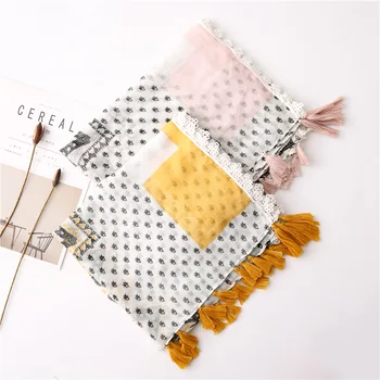 

2020Luxury Brand Cotton Linen Square Fashionable All-match Sunscreen Beach Towel Soft Headscarf scarf women silk scarves winter
