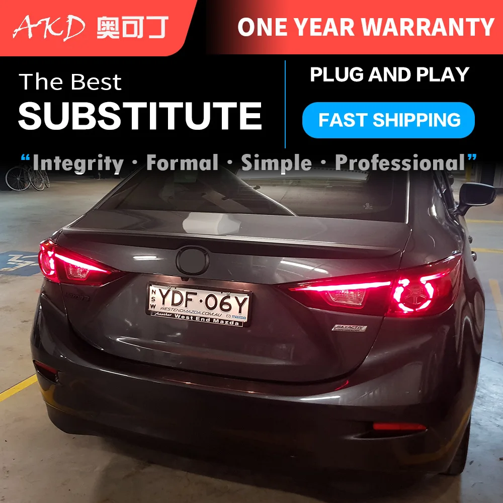 Akd Tuning Cars Tail Lights For Mazda 3 Mazda3 Axela 20142017