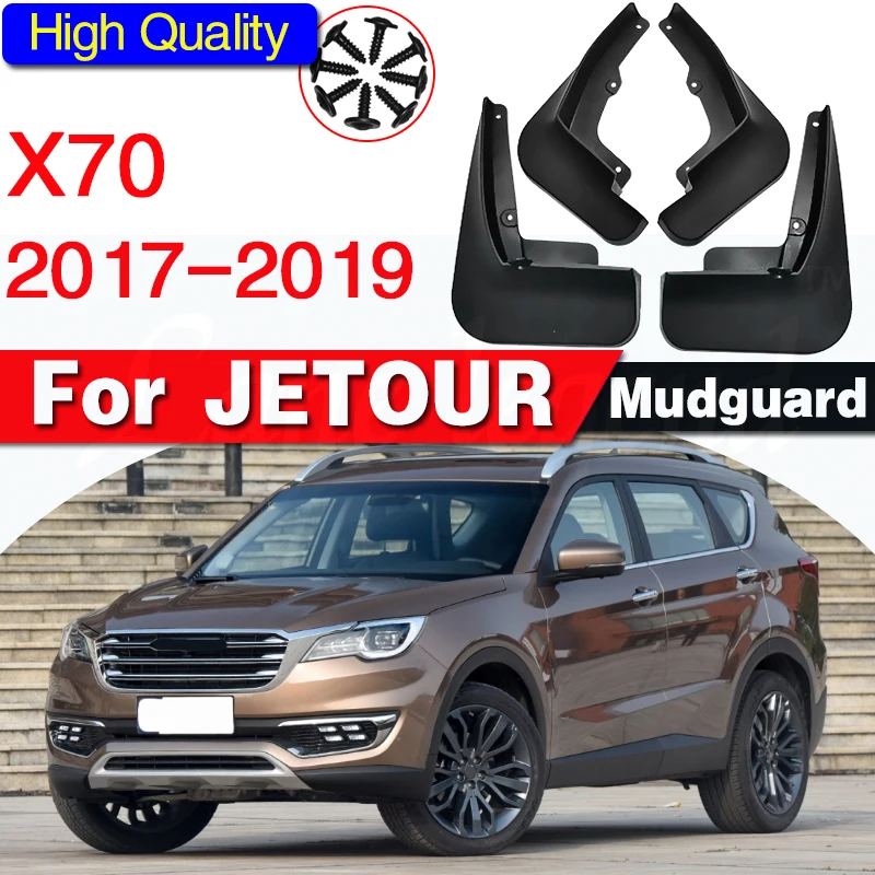 

Mud flaps for JETOUR X70 2017-2019 Mudguards fender Mud flap splash Guard Fenders Mudguard car accessories Front Rear 4 pcs