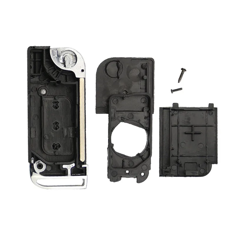 3 Buttons Uncut Blade Remote Key Flip Folding Car Key Shell Replacement Cover Case Fob for Indian Mahindra key case car key shell car remote key car key key shell