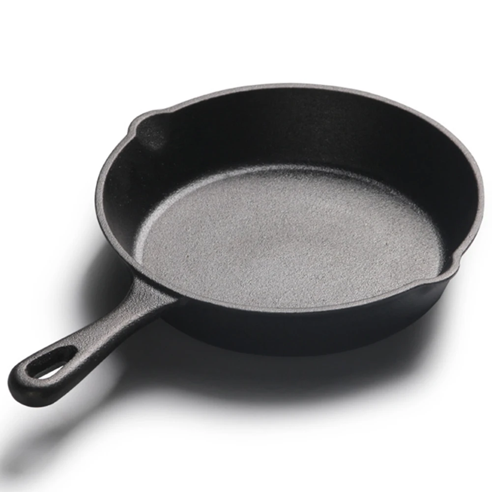 Чугунная сковорода с антипригарным покрытием для приготовления пищи кухонная