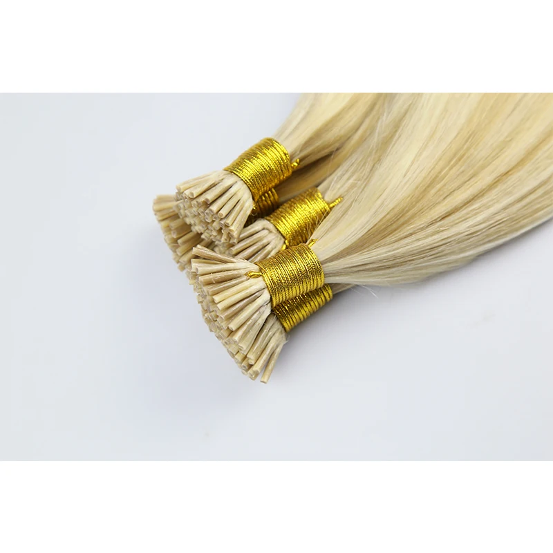 Piano Color 18P613 Fusion I-tip Hair Extensions Straight Virgin Keratin I Tip Hair Pre Bonded Human 1g/pc