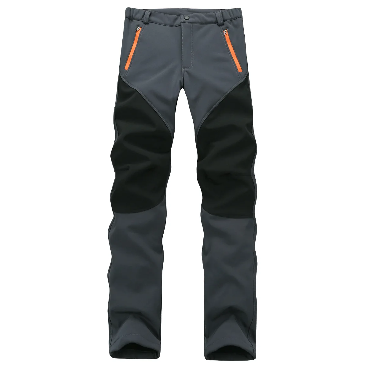 Мужские и женские брюки для скалолазания на открытом воздухе, тянущиеся флисовые брюки, теплые ветростойкие Толстые Мягкие штаны, чехол для альпинизма, лыжные штаны - Цвет: Gray