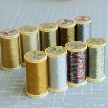 

French Au Chinois Chinese brand wire French embroidery beaded material new 9 color garment accessories