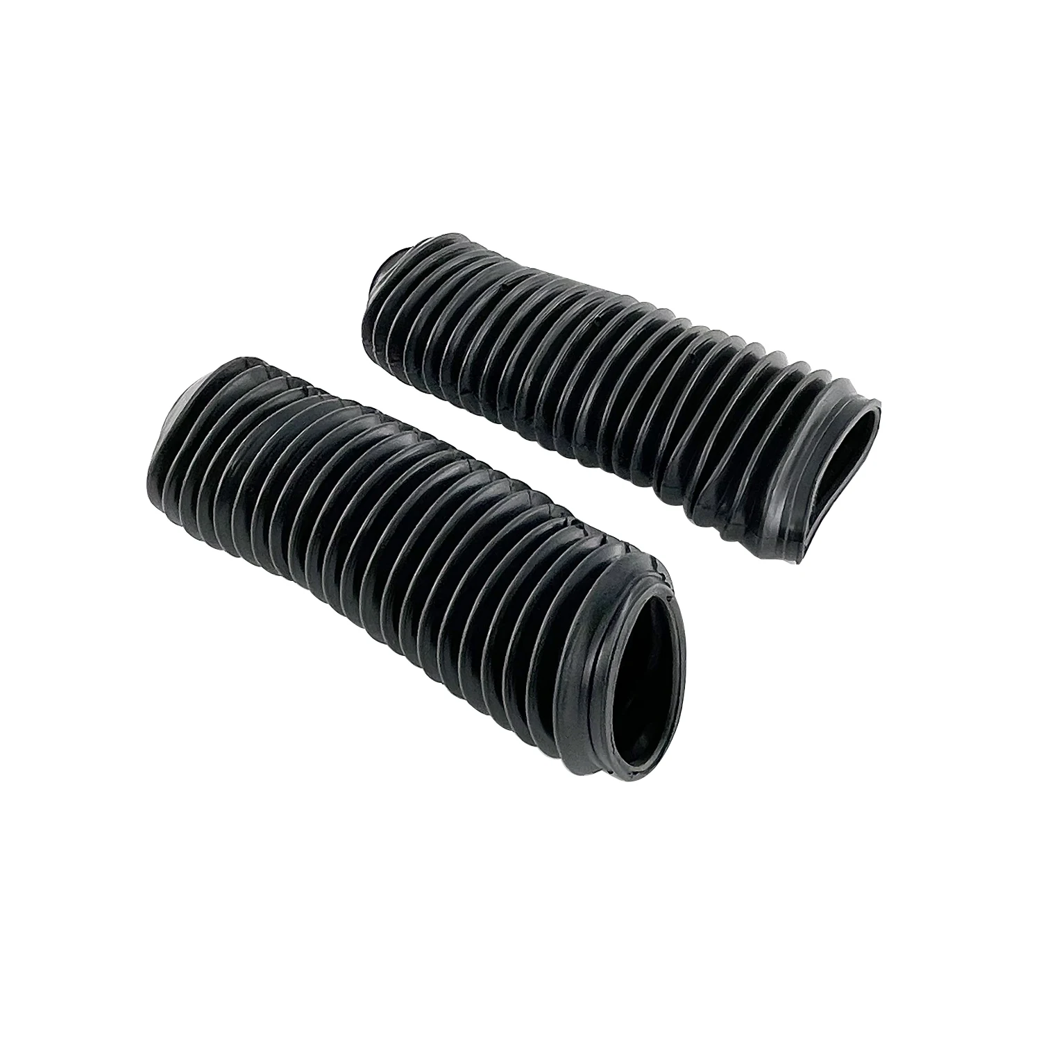 SIKUAI Soufflet De Fourche Avant De Moto 49 Mm, Housse De Protection Pour Bottes Gators Pour Dyna Fat Bob / Low Rider / Super Glide 2006-2010