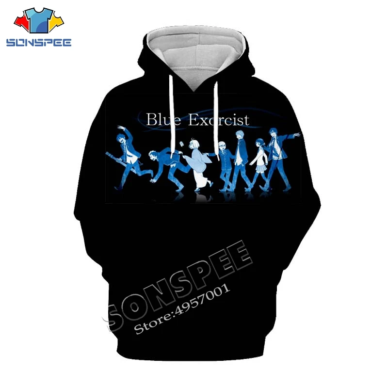 SONSPEE Anime Blue Exorcist 3D Printing Pullover Hoodie Women Clothing Unisex Streetwear Fashion Casual Sweatshirt Hoody Shirt (24)