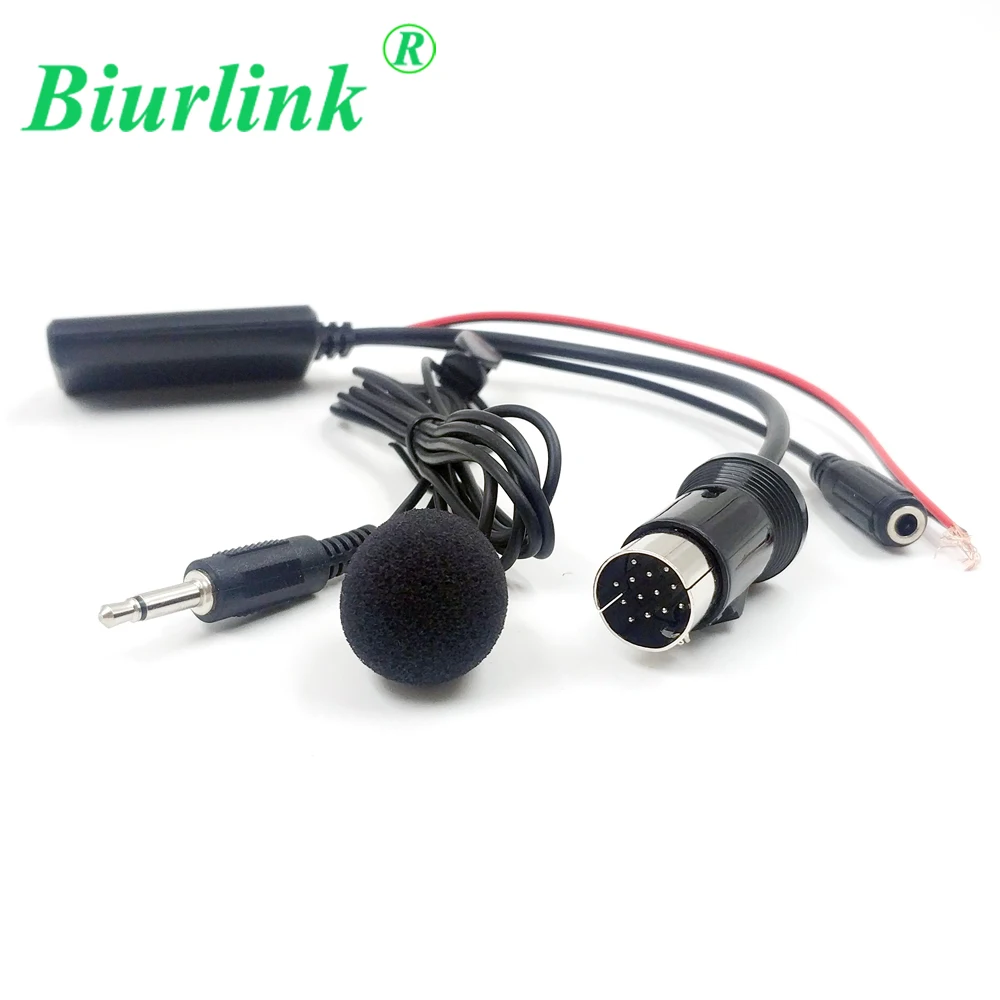 Автомобильный адаптер для микрофона Biurlink 13 контактный разъем AUX 3 5 мм