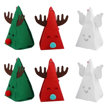 

6Pcs Simple Portable Party Favor Boxes Candy Wrap Box for Kids