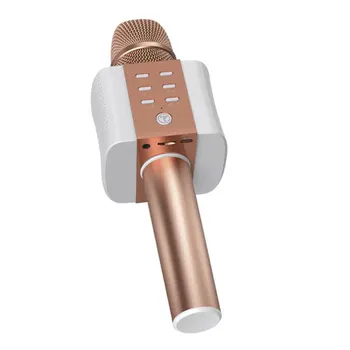 

Wireless Karaoke Microphone Portable Handheld Bluetooth 4.2 Microphone Speaker Record Function KTV Player for iOS/Android