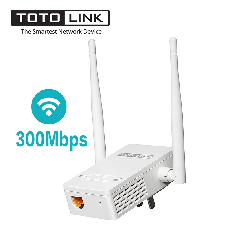 TOTOLINK EX200 300 Мбит/с беспроводной Wifi расширитель диапазона WiFi повторитель с 2 * 4dBi
