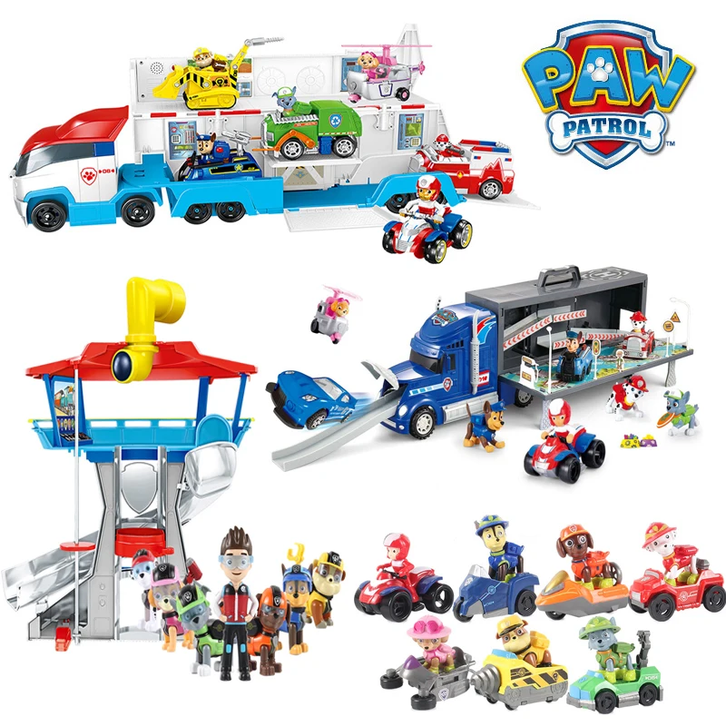 Paw Patrol собака пластиковый игровой набор обсерватория игрушки Patrulla Canina игрушка с голосовыми фигурками модель игрушки Детские игрушки Подарки A15