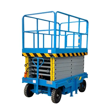 

8m small platform aerial work mobile scissor lift for sale