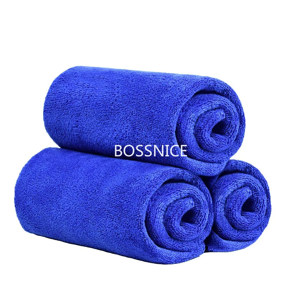 

3/5/10 PACK 16x16 Inch Versatile Microfiber Cleaning Towel Blue Car Polishing Cloth High-Absorbent for Car House Kitchen Window