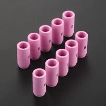 

10PCS 13N10 (#6) TIG Welding Ceramic Cup Nozzle TIG Fits Collet Body TIG Alumina Ceramic Cup 13N10