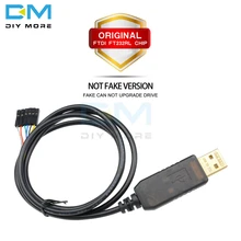 Original 1m 100cm 6p 6pin ftdi ft232rl ft232 usb para ttl rs232 serial fio adaptador módulo cabo de download para arduino raspberry pi