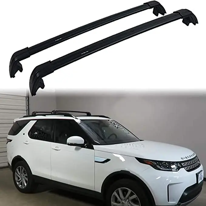 2Pcs Fit for Land Rover- Discovery 5 L462 2017-2020 Crossbars Cross bars Roof Rail Rack Luggage Cargo Carrier Bars - Black | Автомобили и
