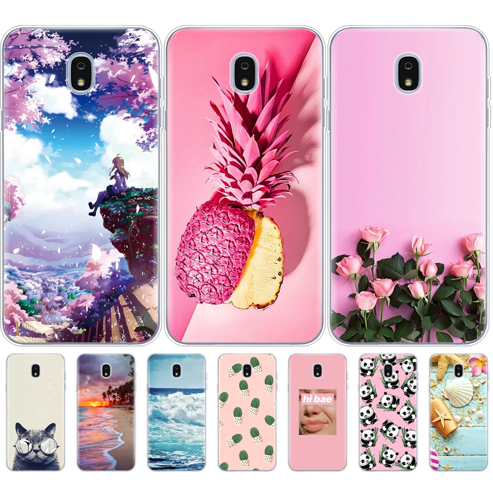 

For Samsung Galaxy J7 2018 Case bumper Silicone Soft TPU Coque Cover for Samsung J7 2018 SM-J737UZKAXAA SM-J737 USA Version bags