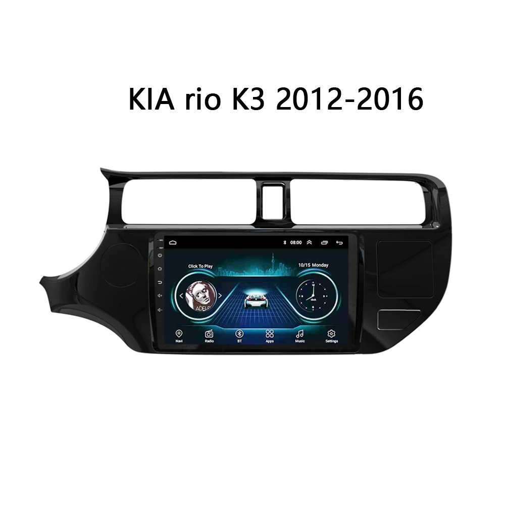 Android 8,1 Автомобильный gps мультимедийный плеер для KIA K3 RIO 2013 2012 левый руль автомобиля Navi Радио Видео Аудио Wifi 2.5D экран