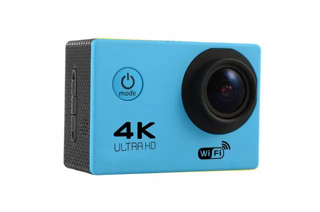 4K Wifi мини шлем для экшн-камеры Водонепроницаемая Спортивная DV камера велосипедная камера 4K Спортивная камера ультра Дайвинг 1080P 60FPS камера - Цвет: Синий