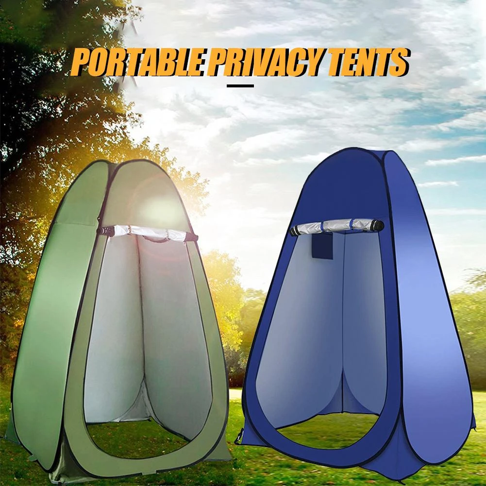 Portable Pop Up Privacy Shower Tent Spacious Changing Room For Camping Fishing Hiking Beach Outdoor Toilet Shower Bathroom Tents Aliexpress