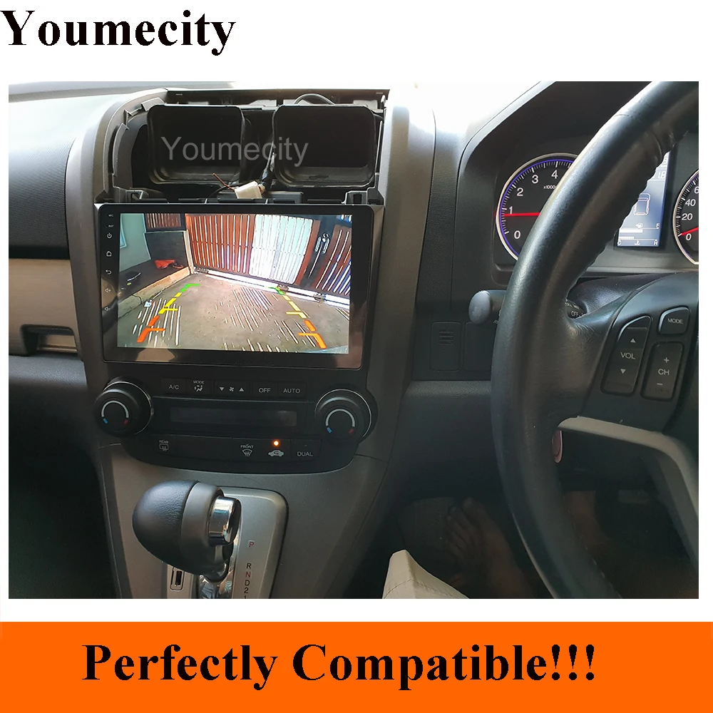 Восьмиядерный автомобильный dvd-плеер для Honda CRV 2006-2011 с Gps ips емкостный экран Wifi Bluetooth Android 8,1 поддержка сабвуфера