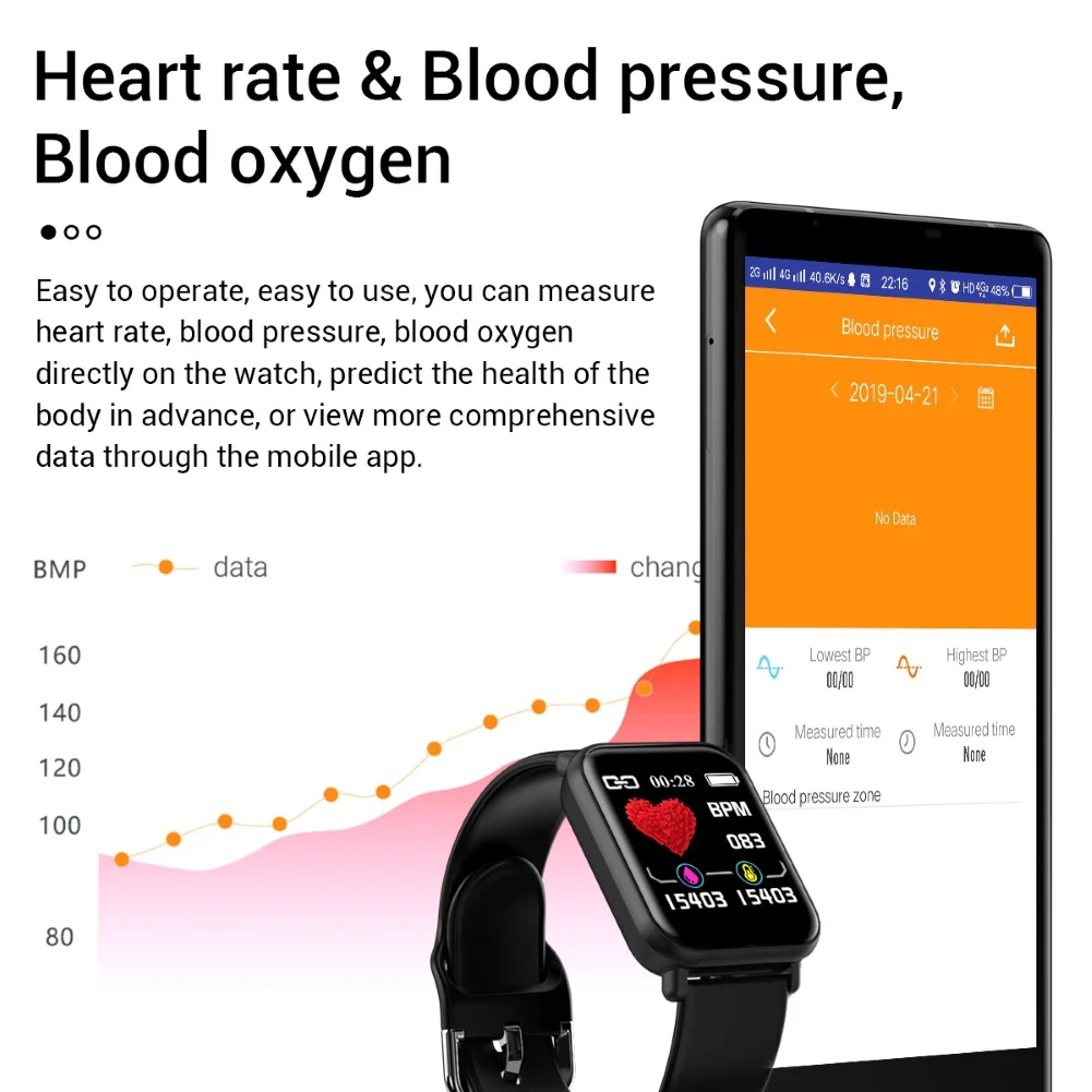 Смарт-часы Для мужчин крови Давление Водонепроницаемый Smartwatch Для женщин монитор сердечного ритма Фитнес часы Tracke спортивные часы для IOS и Android