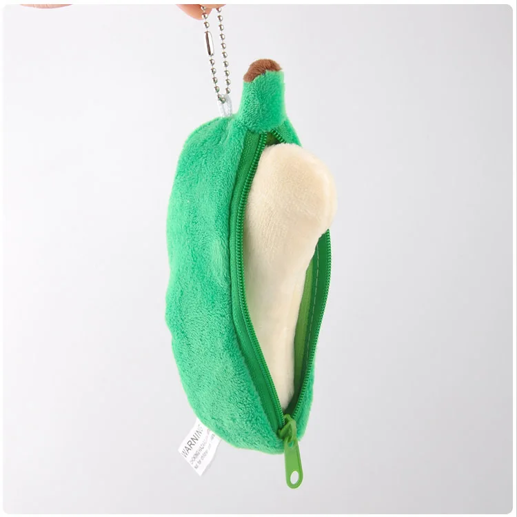 Pea 2 стиля 15 см Плюшевые Kawaii Banana Pea брелоки мини мягкие брелоки детские милые оригинальная сумочка Рождественские Подвески подарок кукла - Цвет: Pea