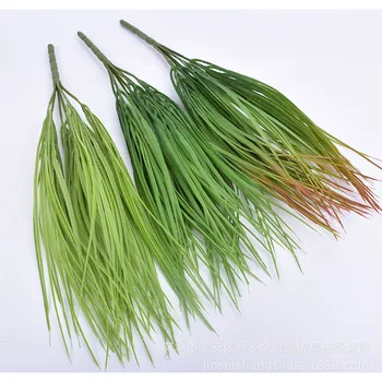

Soft Loading Decoration Green Vegetation Top Grade 3-Color Lengthen Encryption Model Spring Grass Bundle of Willow Grass Model P