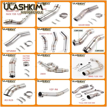 

Motorcycle Exhaust For suzuki GSXR1000 GSX R1000 GSXR 1000 600 750 R600 R750 K5 K6 K7 K8 K9 K10 Modified Middle Link Pipe