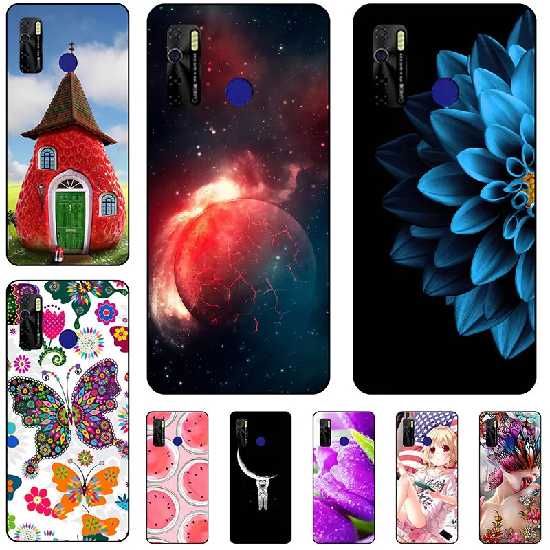 Per Tecno Spark 5 Custodia Spark5 Pro Paraurti Cover Telefono In Silicone Per Tecno Spark 5 Air Camon16 Custodia Cartoon Funda Camon 16 Premier