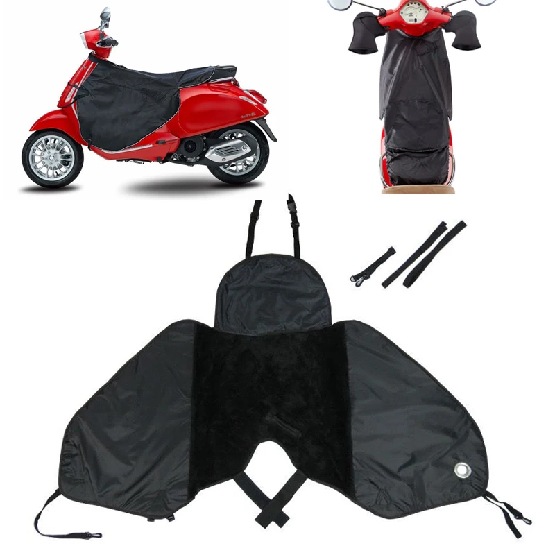 Самокаты черные ноги крышка колена подогреватель одеяла для Vespa GTS водонепроницаемый ветрозащитный мотоцикл зимнее одеяло для H onda для P eugeot
