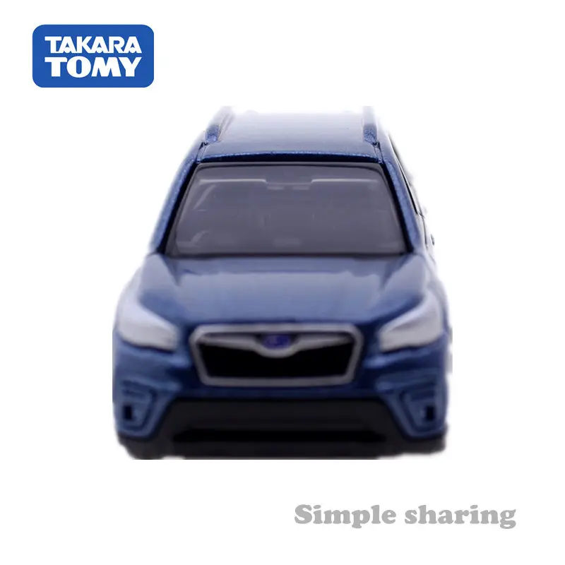 Takara Tomy Tomica#115 Subaru Forester 1/65 литье под давлением Мини авто speedgoed Donkerblauw