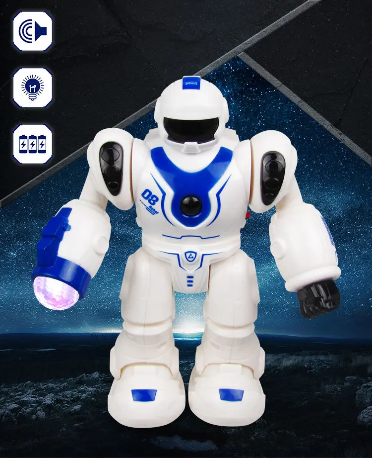 

Electric Robot Color Changing Light And Sound China Mobile Dancer Robot CHILDREN'S Toy Stall Hot Selling