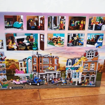 

In Stock Lepinblocks 15042 2569pcs Corner Garage 10264 Model Building Bricks Creator Kids Toy Christmas Children Toys Gift