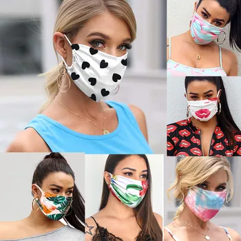 

Print Breathable Mouth Mask Washable And Reusable Face Mask Cloth Mouth Caps Reusable Mouth Mask Washable Mask masques