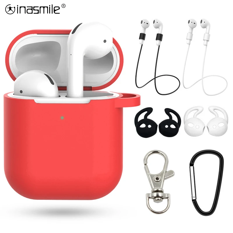 Милые подарки 7 шт./компл. идеальный чехол для airpods 2 скины наушников Apple Air pods