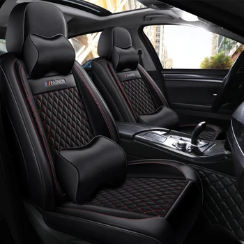 

Full Coverage PU Leather car seat cover flax fiber auto seats covers for alfa romeo 156 alfa romeo giulietta audi a3 8l 8p 8v sp
