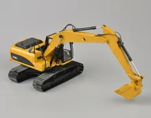 L Hydraulic Excavator Collectible 1:50 Scale Alloy Diecast 323D 55215 Engineering Vehicles Model Toy for Fans Gifts diecast masters caterpillar cat 320f l hydraulic excavator 1 50 85931