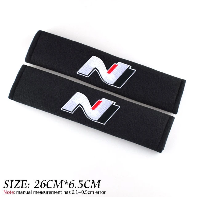 2Pcs Hyundai N Performance Shoulder Pad Cover Protector Seat Belt