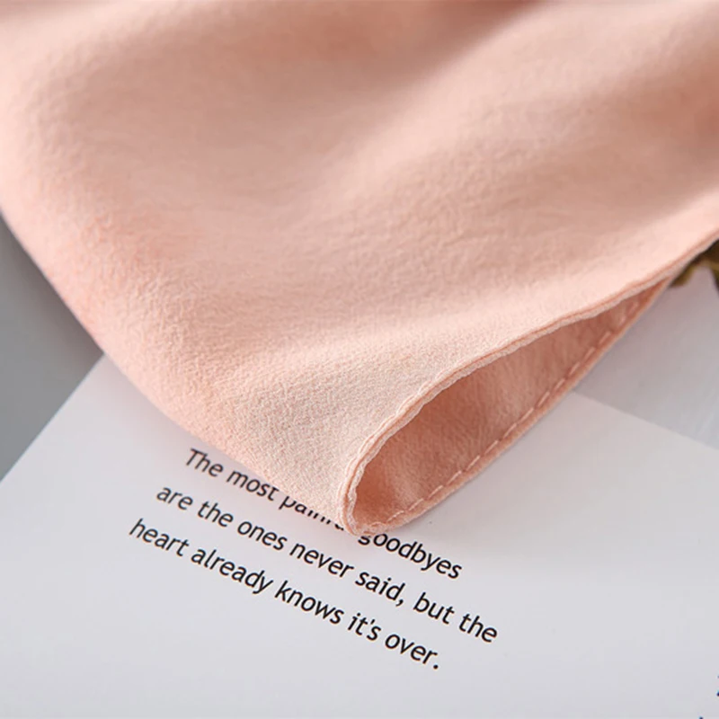 Double Sided Silk Breathable Face Mask Washable Summer Sunscreen Windproof Masks Outdoor Women Solid Face Mouth Masks Wholesale