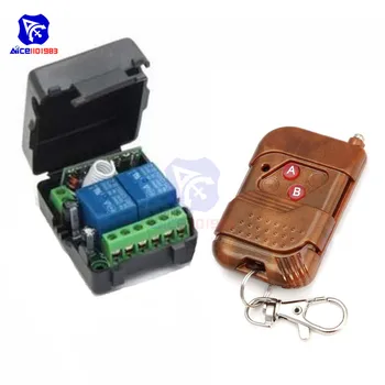 

diymore DC 12V Dual Channel Relay wireless RF Remote Control Switch Transceiver Module with 315MHz Remote Control