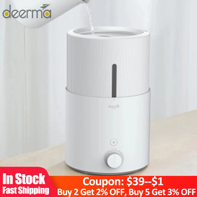 Оригинальный Deerma DEM SJS600 5L ультразвуковой увлажнитель воздуха Очищающий аромат