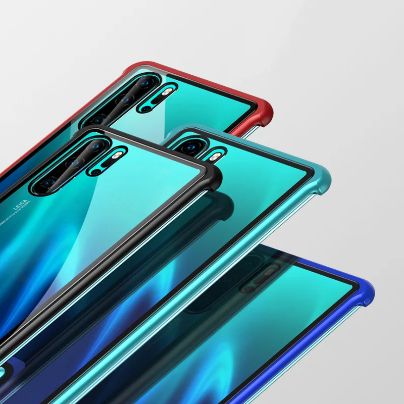 P30 Pro Чехол из закаленного стекла металлический бампер для P30 mate 20 Nova 5 Pro противоударный алюминиевый чехол для Honor 20 Pro Funda