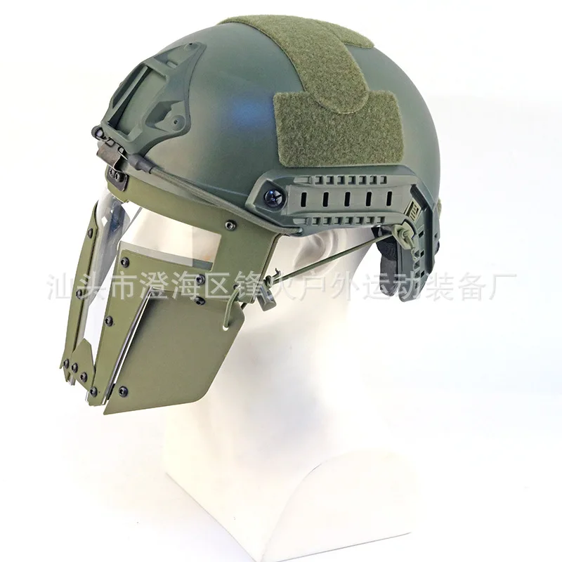 

Manufacturers Direct Selling Warrior Iron Warrior Mask Spartan Tactical Outdoor Protective Mask Helmet Adaptation Lens Version